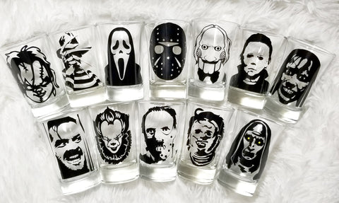 halloween party shot glasses