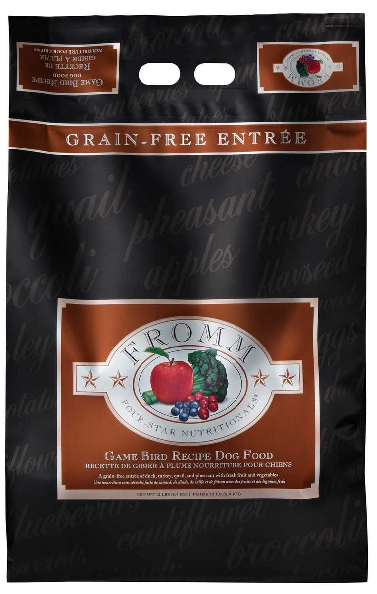 fromm four star game bird dog food