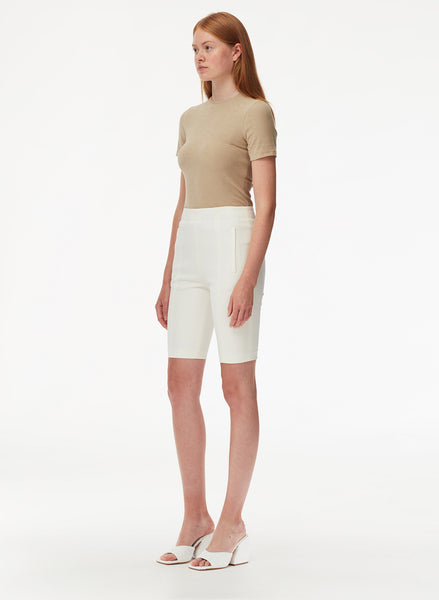 tibi biker shorts