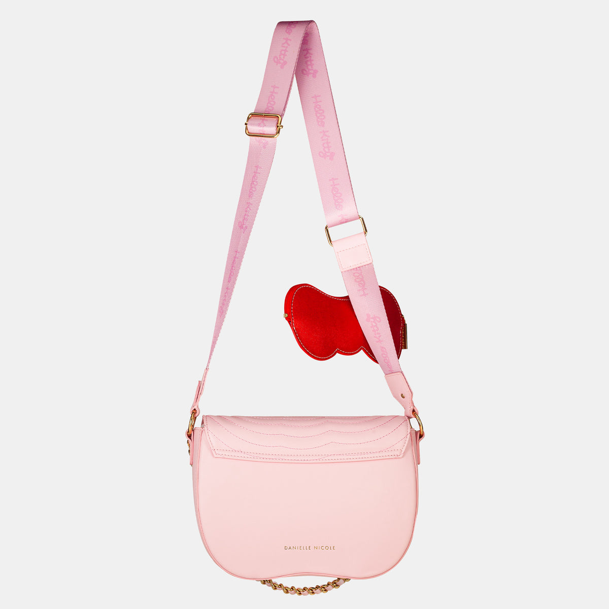 Hello Kitty Pink Quilted Crossbody