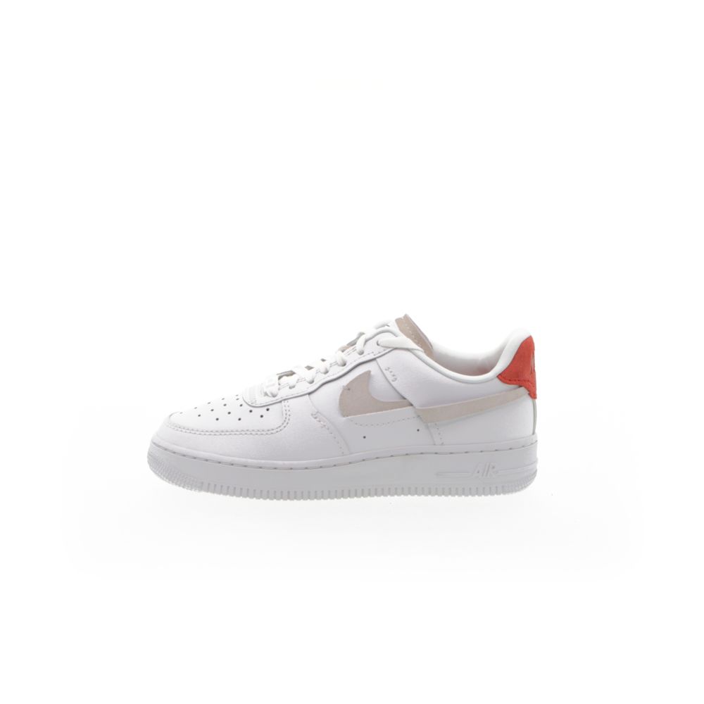nike air force 1 07 trainers white platinum tint game royal red