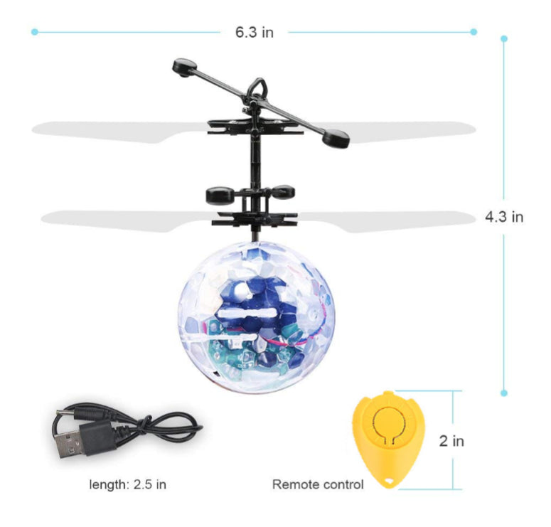 flying disco ball drone