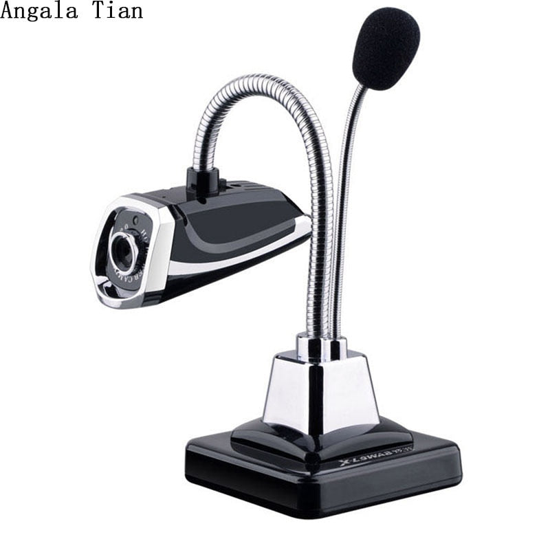 Angala Tian USB Microphone Desktop HD Webcam