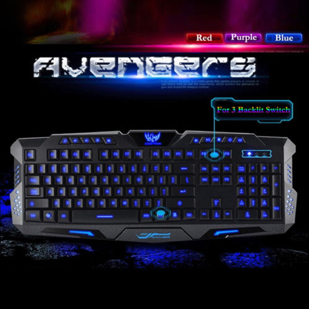 ALLOYSEED 104 Keys Membrane Mechanical Keyboard - Shop For Gamers