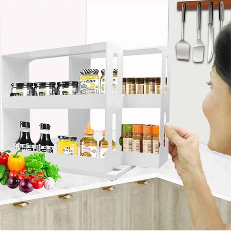 Kitchen Spice Organizer Storage Cabinet - Shop For Gamers