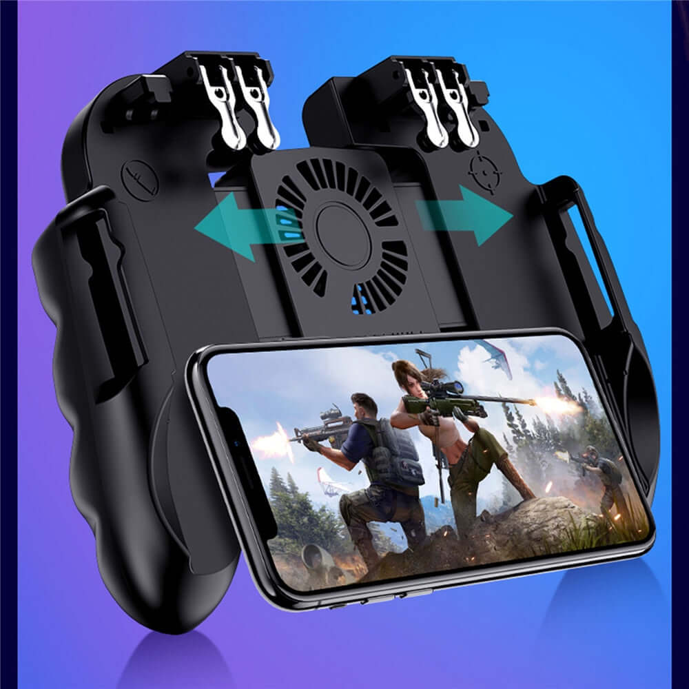 PUBG Mobile Controller Gamepad With Cooling Fan