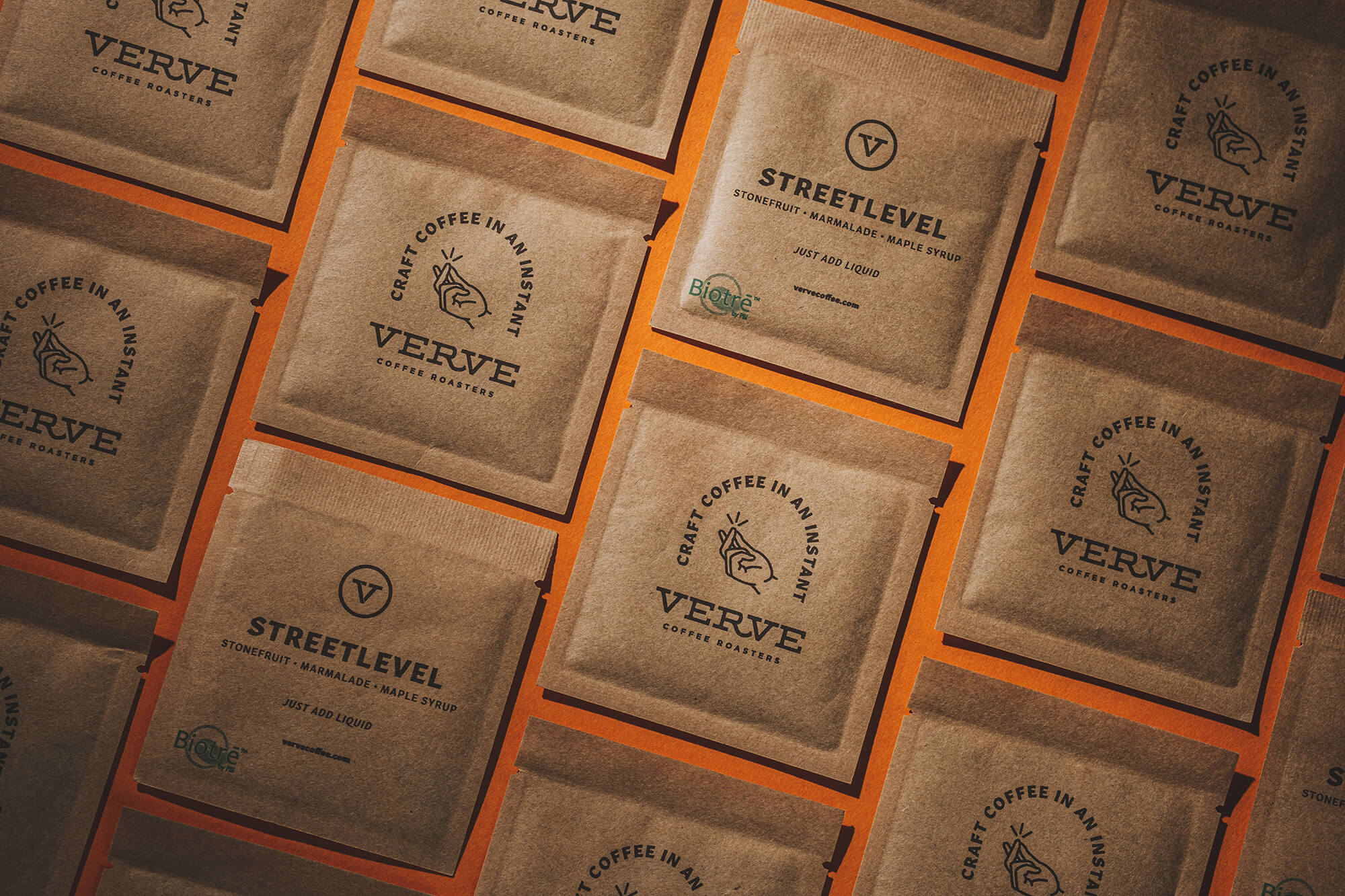 Verve instant craft coffee packets
