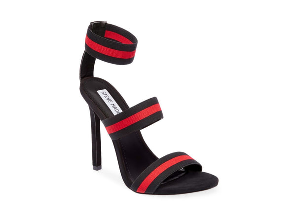 red and black steve madden heels