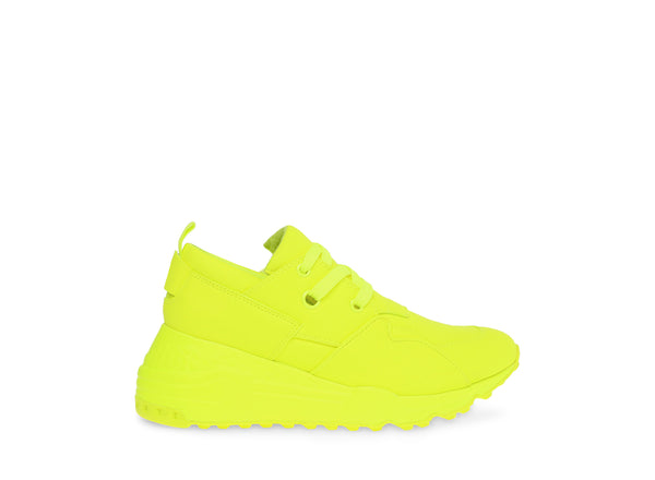 yellow steve madden sneakers
