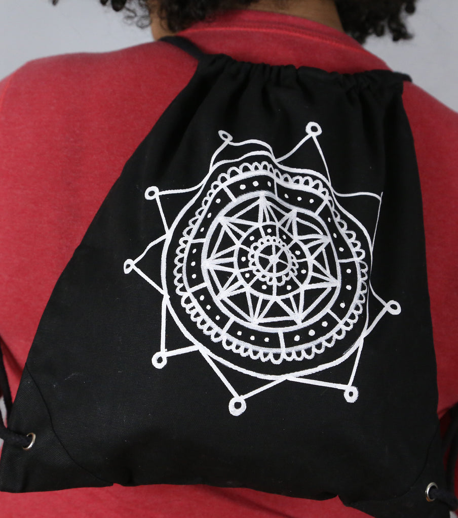 Easy Mandala Backpack With Fabric Markers Project