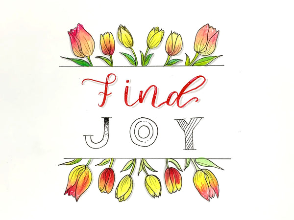 Find Joy Coloring Page