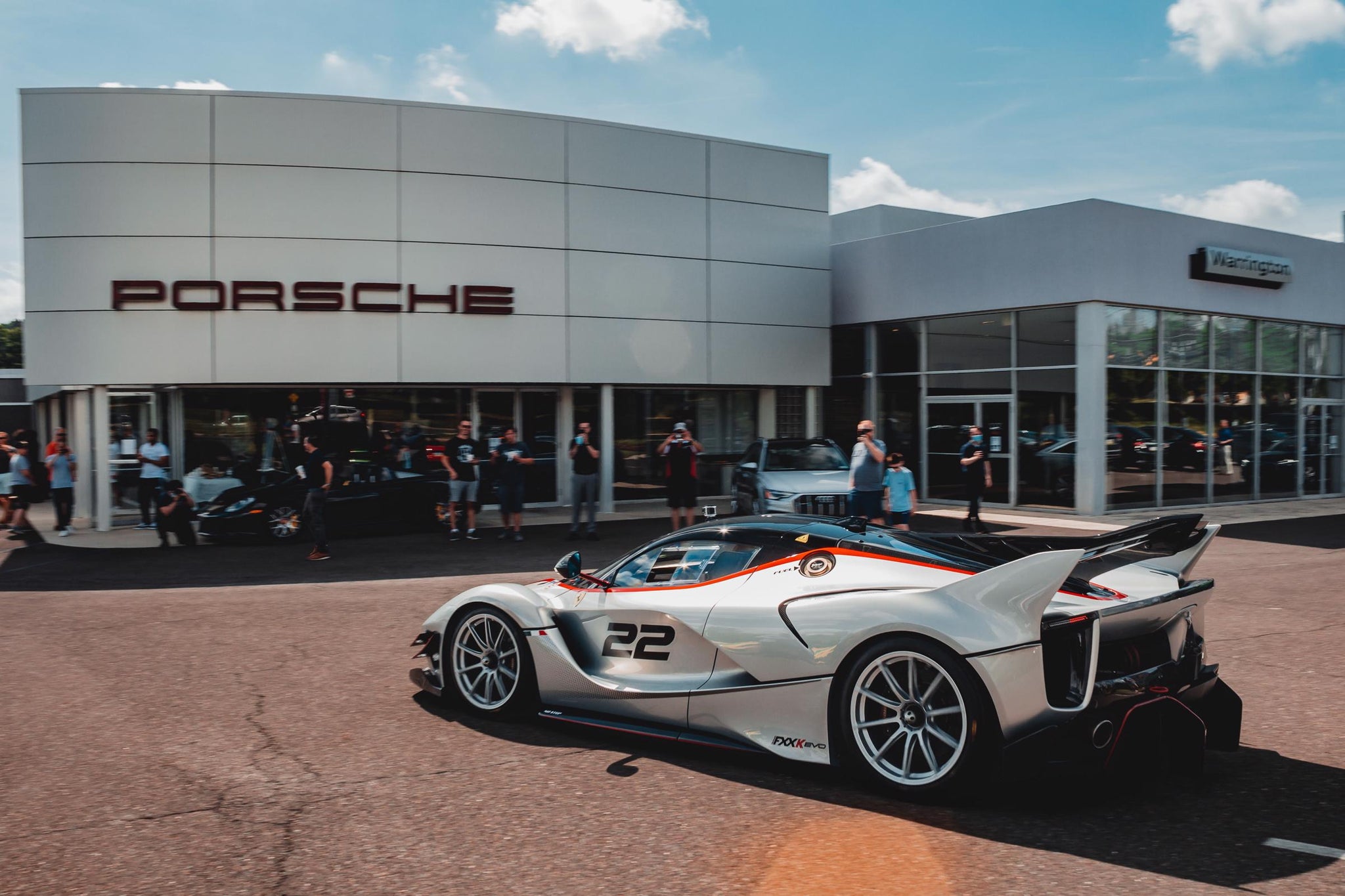 Ferrari FXX-K EVO on public roads