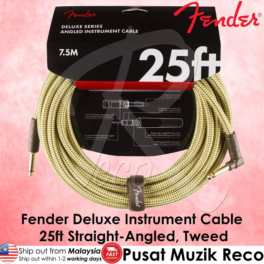 Fender シールドケーブル Deluxe Series Instrument Cables (Bowl of