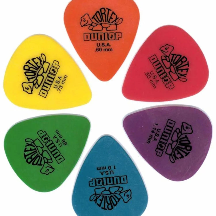 Jim Dunlop 430P100 Tortex Triangle Guitar Pick 1.00mm Blue - Reco Music Malaysia