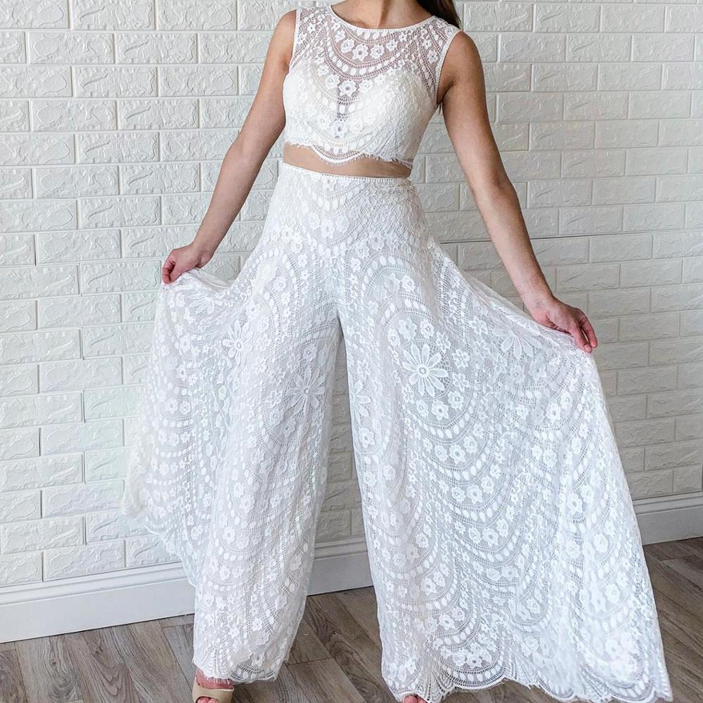 wide leg pants outfits for wedding