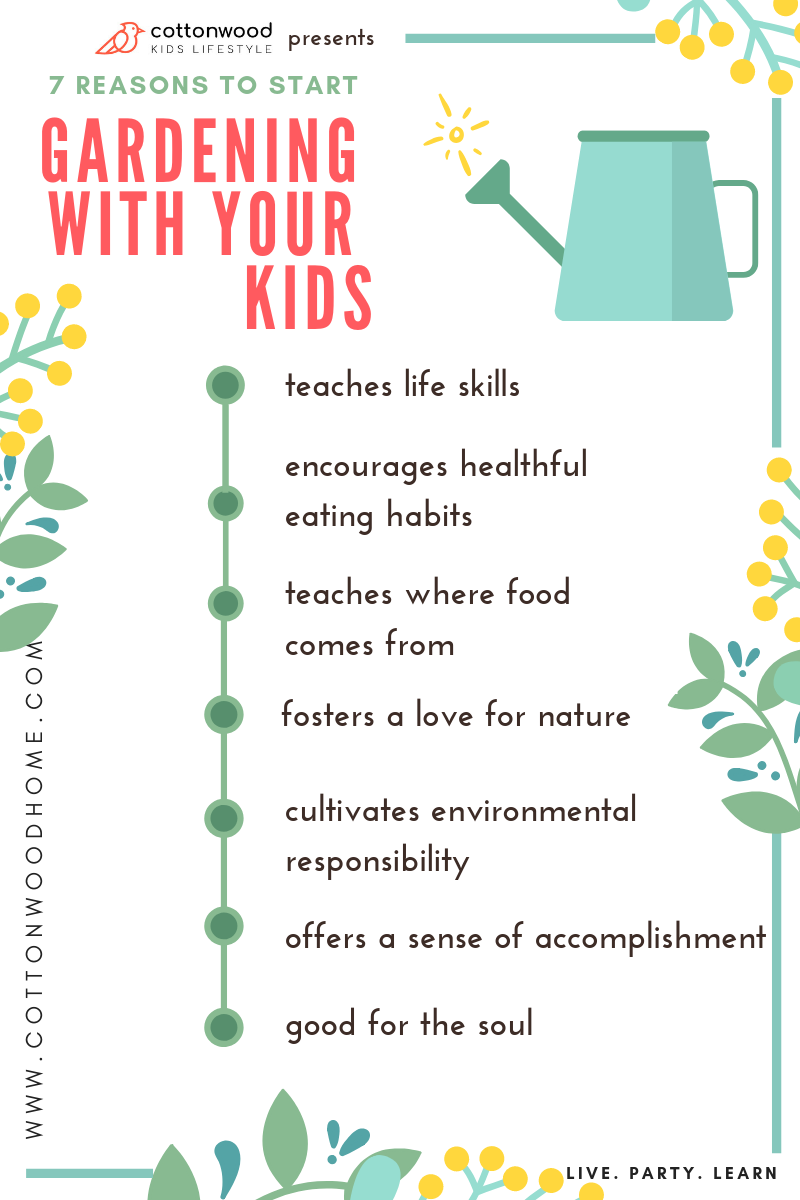 7 reasons to garden with your kids