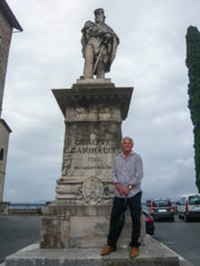 The Statue of Giuseppe Garibaldi in Todi