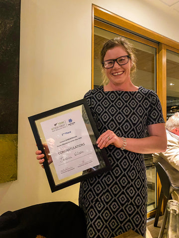 Jess Wilson awarded second place at the Marlborough Young Viticulturist of the Year