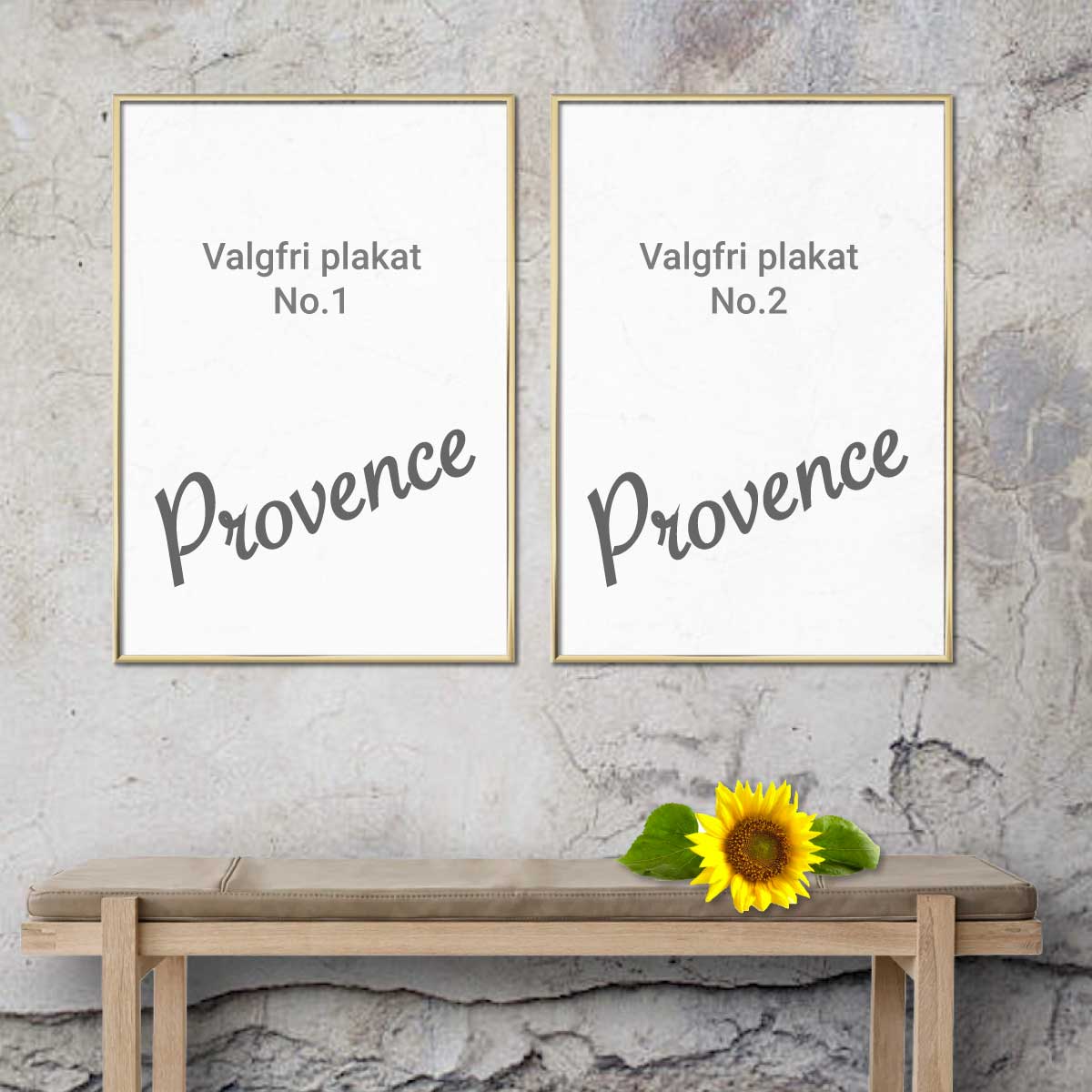 2 Valgfri Provence Plakater Køb Væggen Online