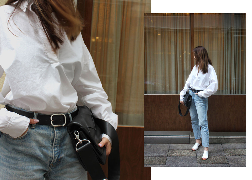 The Crisp White Shirt Thrifted Denim 3 Ways