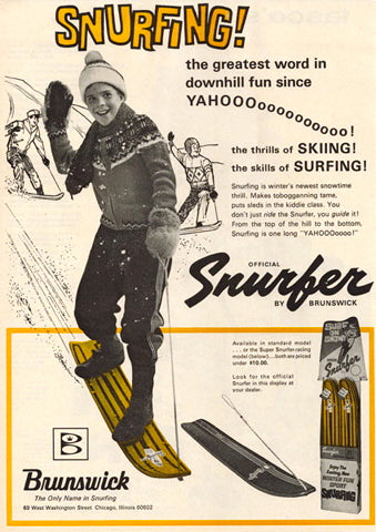 Vintage Snurfer Ad