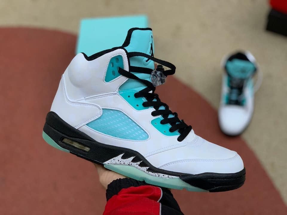 air jordan 5 island green release date