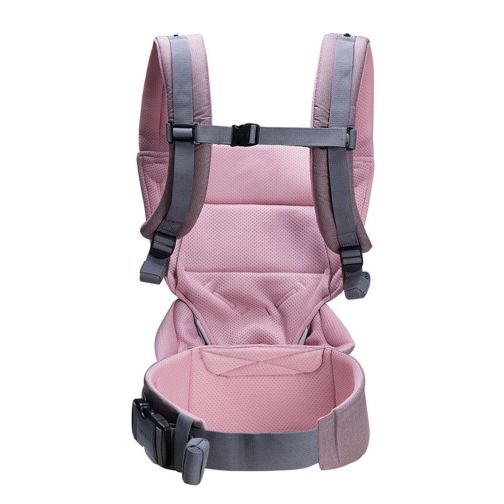 pink baby carrier