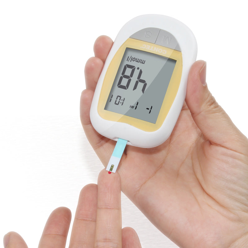 zoete smaak verkiezing richting CONTEC KH-100 Blood Glucose Meter Diabetic Suger Test Monitor, 50pcs S