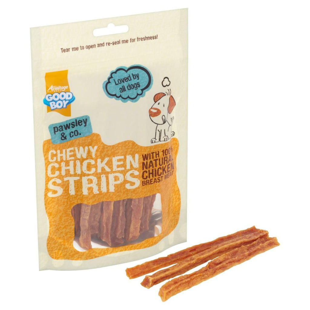 10 x Good Boy Chewy Chicken Strips Dog Treats 100g — My