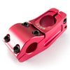 ezra top load stem matte red anodized professional bmx stem