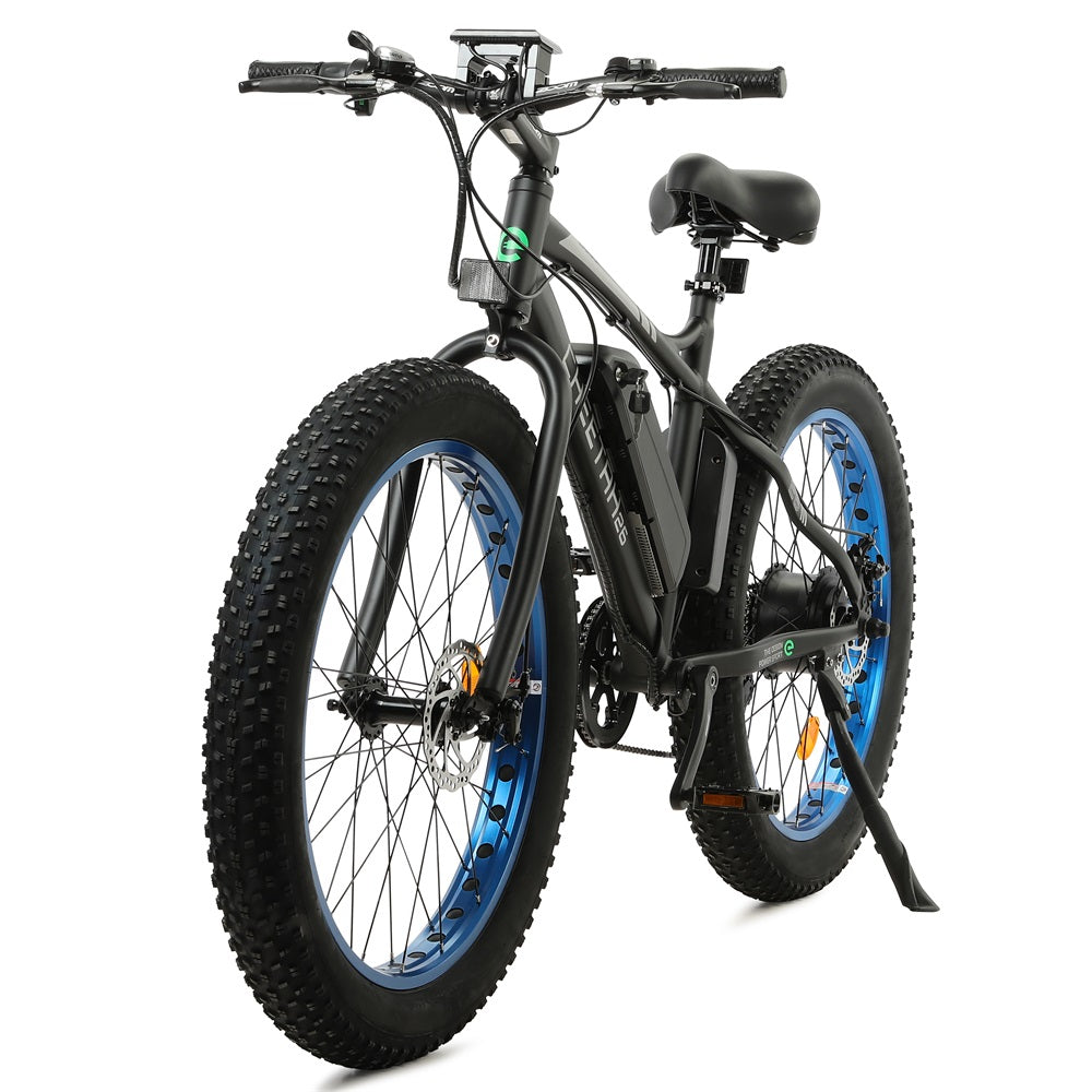 Lol geduldig Gestreept ECOTRIC 26 inch Fat Tire Beach Snow Electric Bike - Blue | ECOTRIC Electric  Bikes – Ecotric