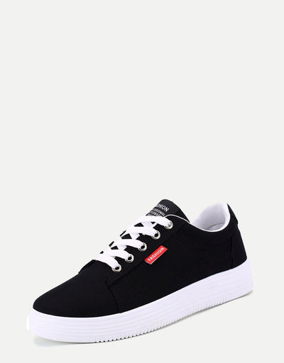 Lace Up Low Top Sneakers