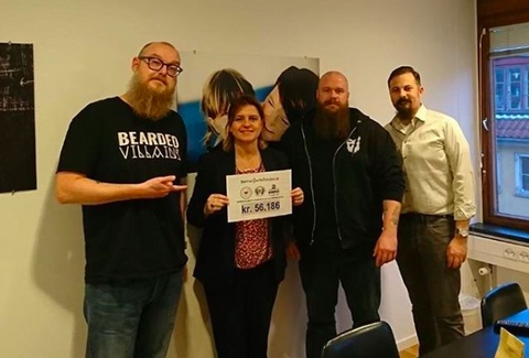 Børnehjertefonden Bearded Villains Danmark Beardpilot