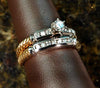 Diamond Engagement Ring Set, Vintage Jewelry