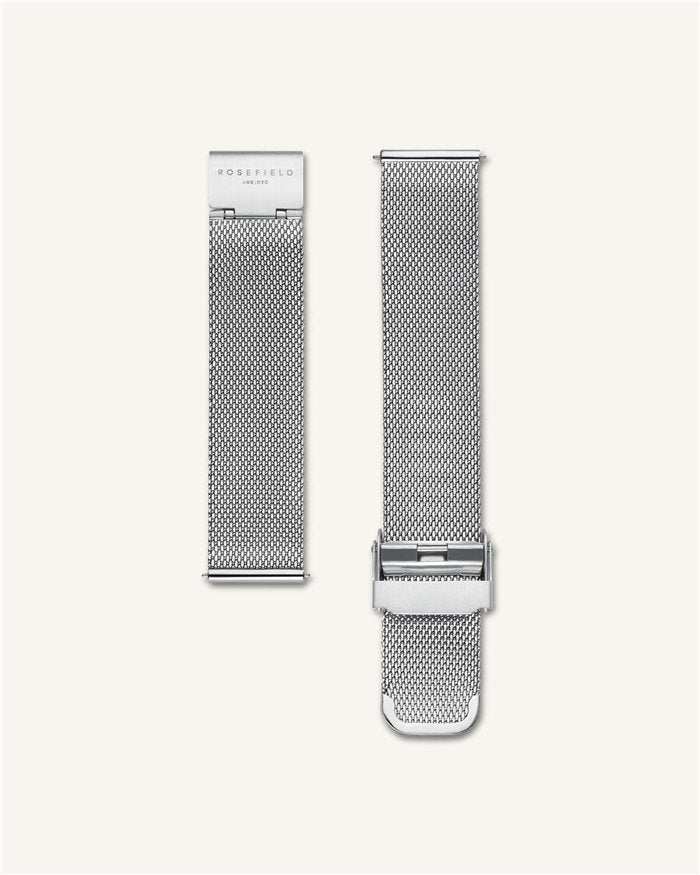 Mesh Silver Strap | Rosefield Official
