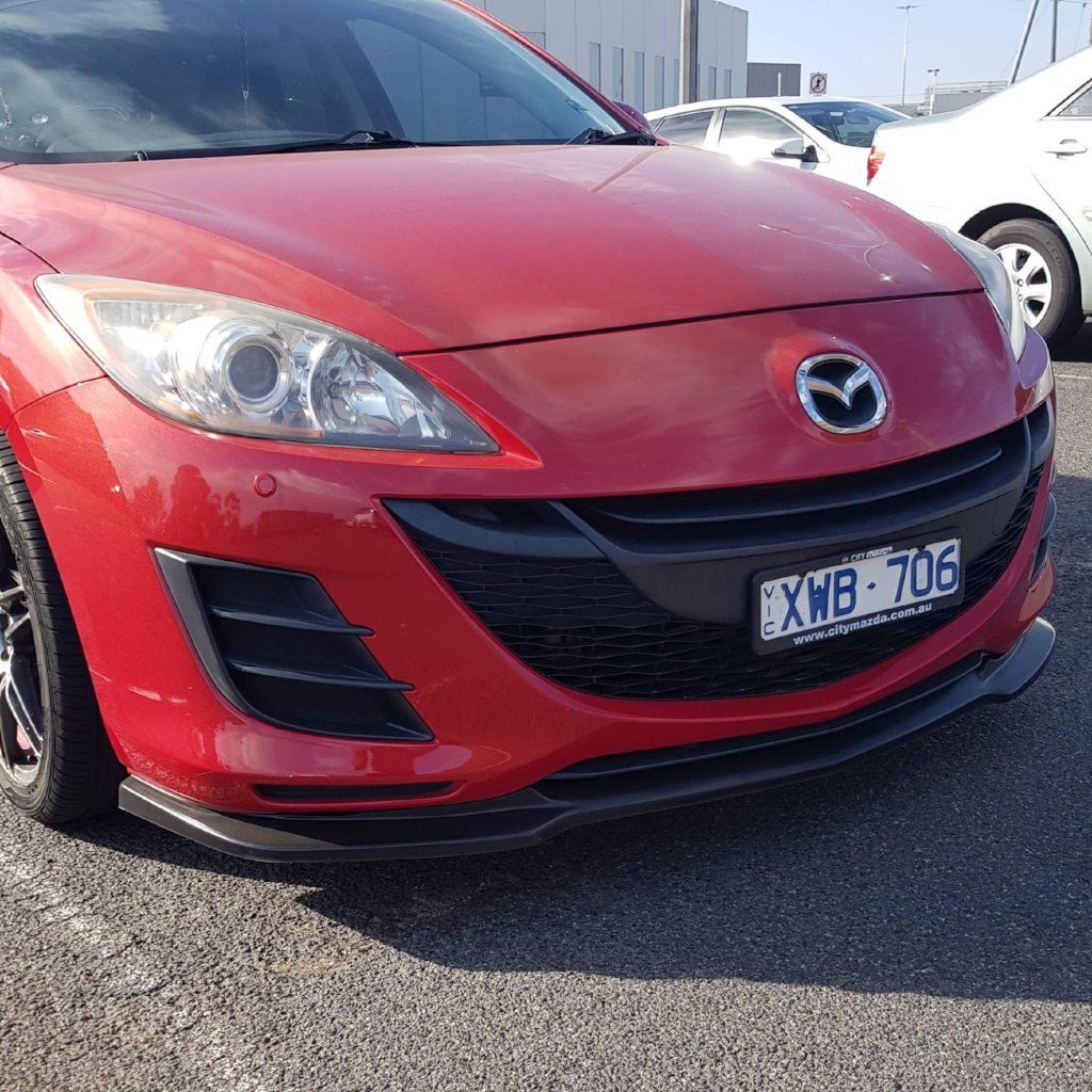 1012 Mazda 3 BL MazdaSpeed Style Front Lip (nonMPS