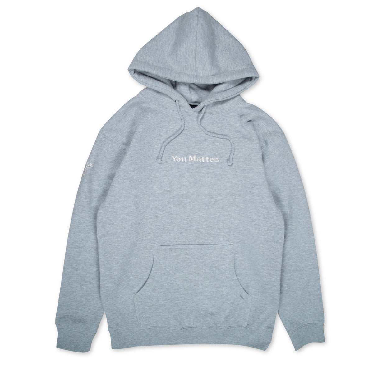 baby blue you matter hoodie