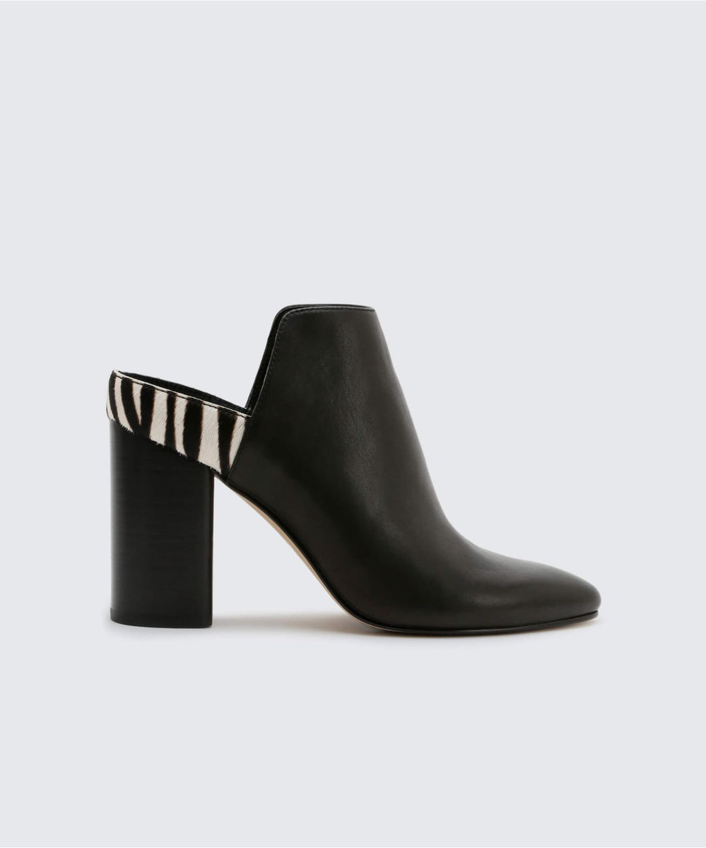 dolce vita black mules