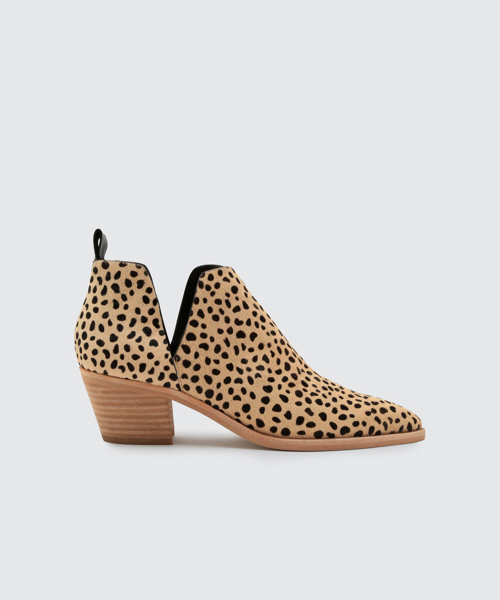 SONNI WIDE BOOTIES IN LEOPARD – Dolce Vita