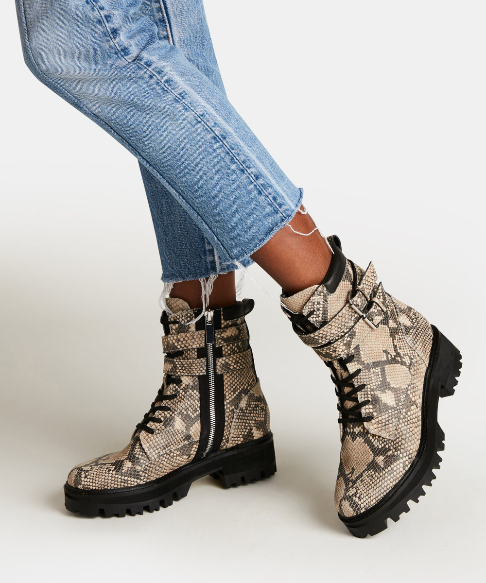 PALINE BOOTS IN SNAKE – Dolce Vita