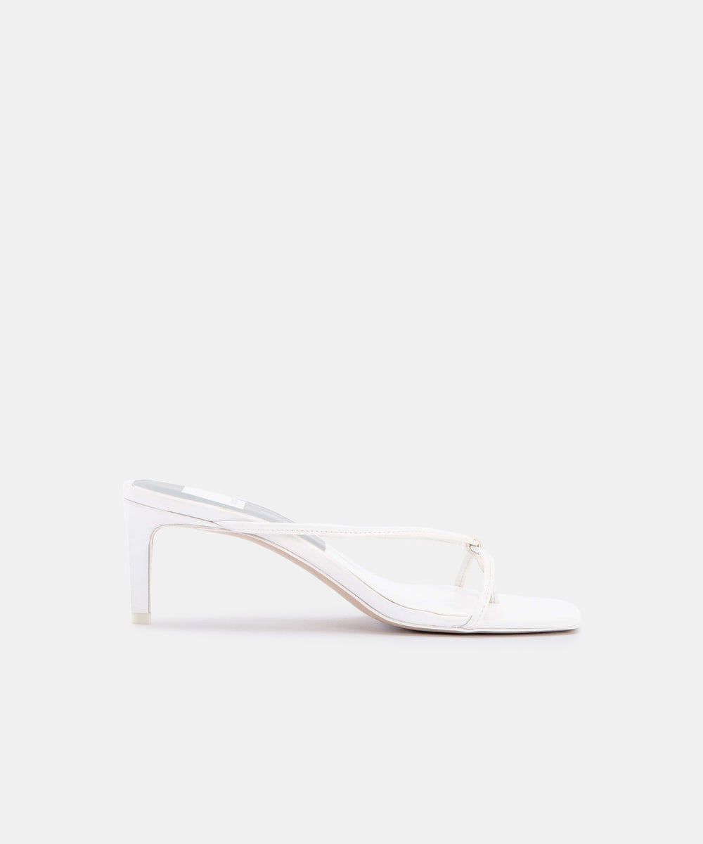 dolce vita white heels