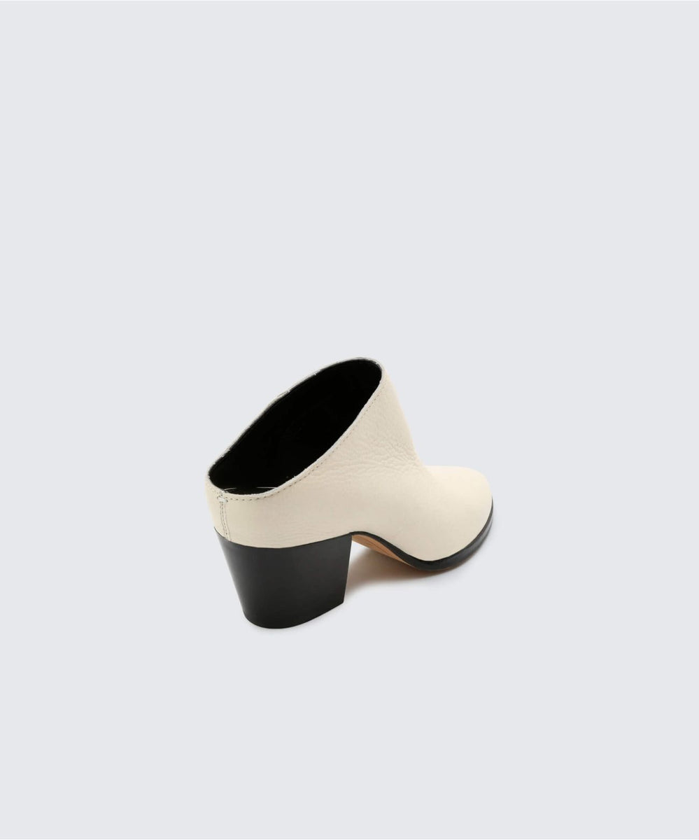 ROYA MULES IN OFF WHITE – Dolce Vita