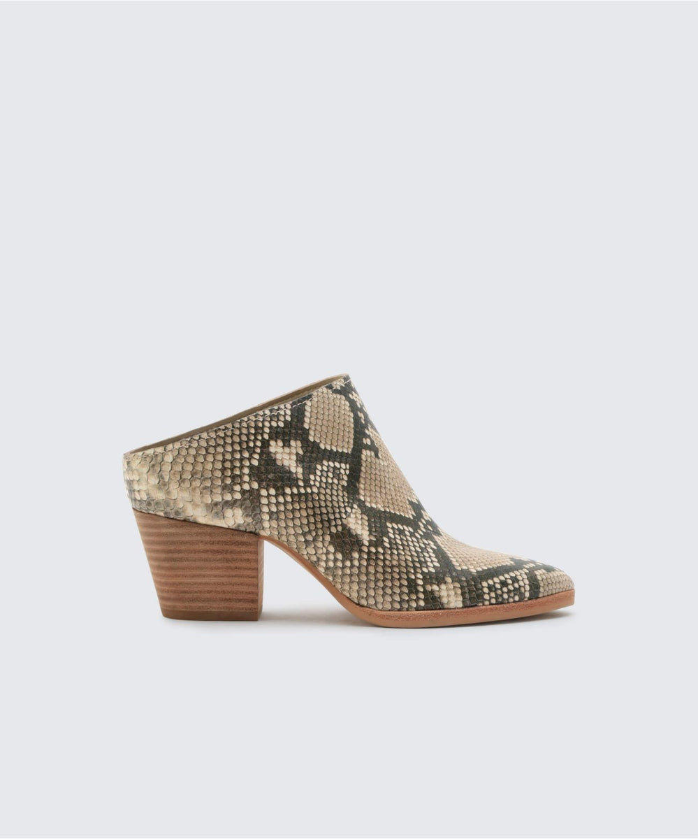 dolce vita snake mule