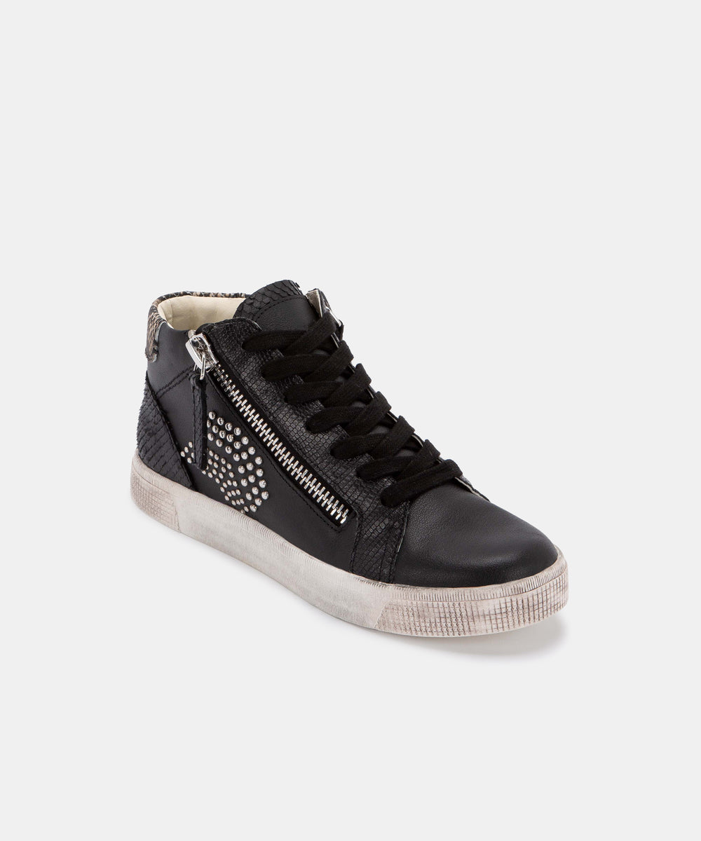 ZONYA SNEAKERS IN BLACK – Dolce Vita