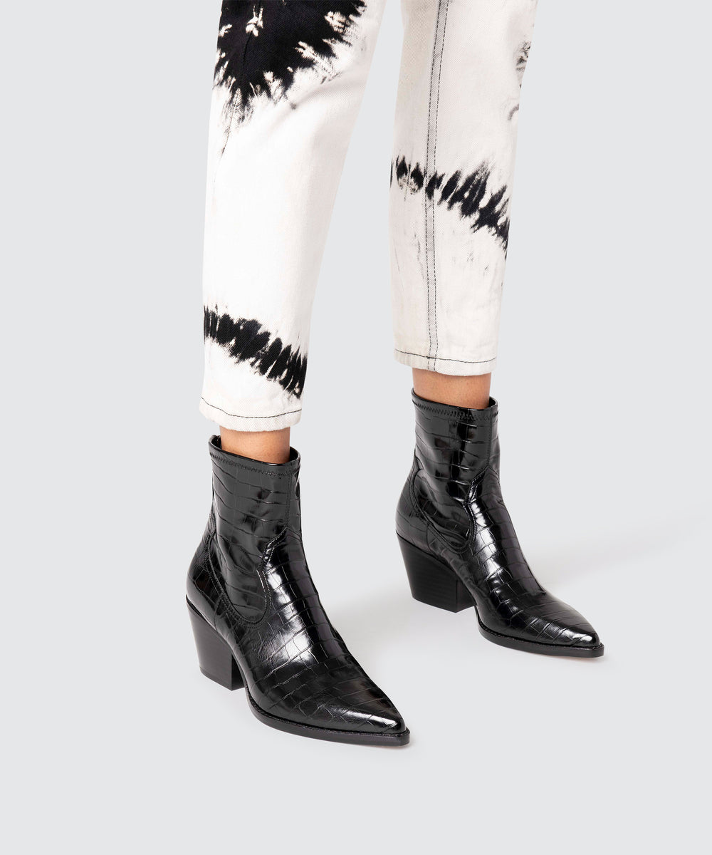 dolce vita black over the knee boots