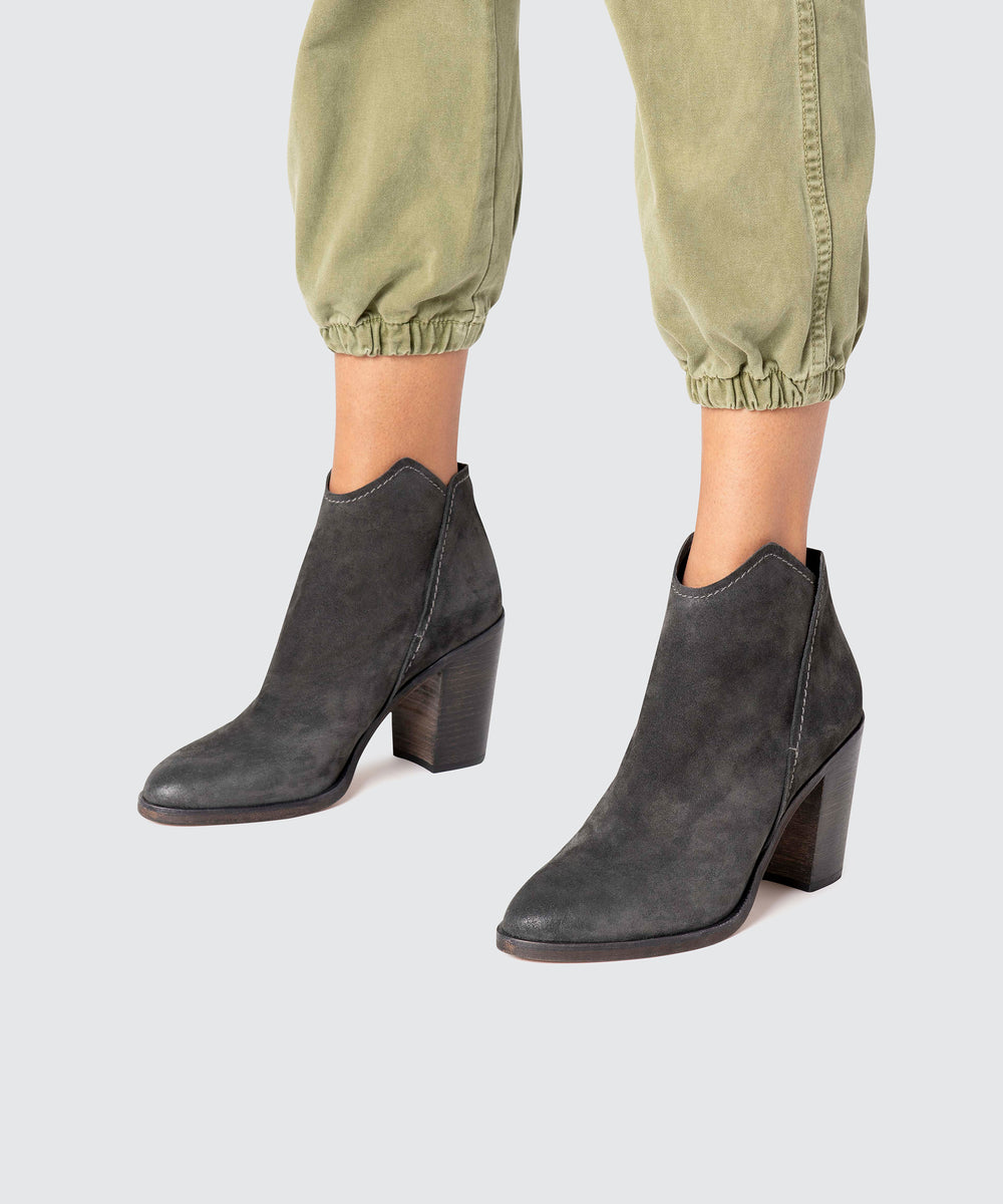 SHEP BOOTIES IN ANTHRACITE – Dolce Vita