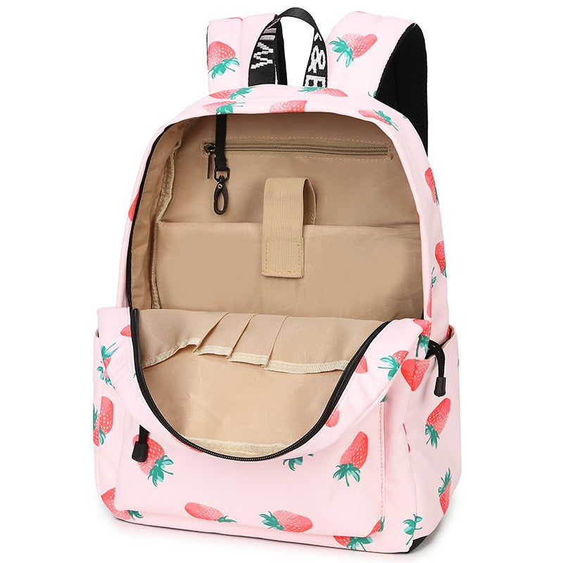 cute pink backpacks