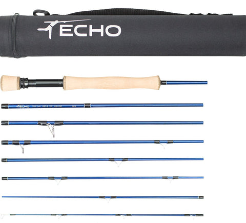 Echo Trip Rod 8 Piece Fly Rod with Tube 5 6 8 Weight