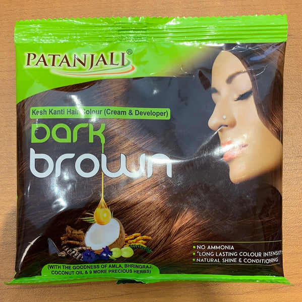Kesh anti Hair Colour ( dark brown ) – Patanjali-Canada