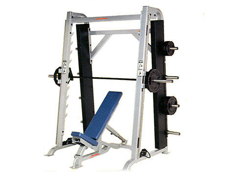 smith fitness machine loaded plate pro